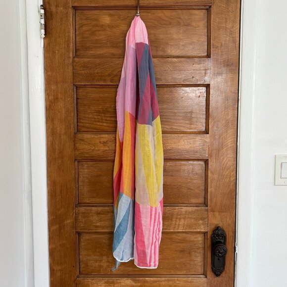 NWOT! Traits Paris Frioul N° 1 Silk and Cotton Scarf - Picture 1 of 9